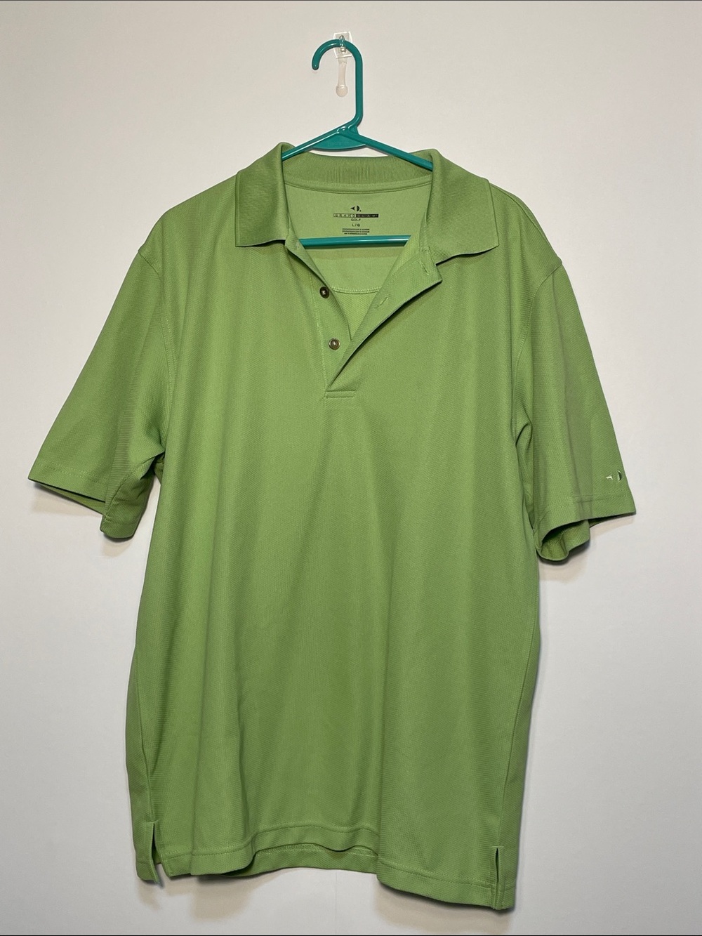 Grand Slam Men's Green Golf Polo Shirt